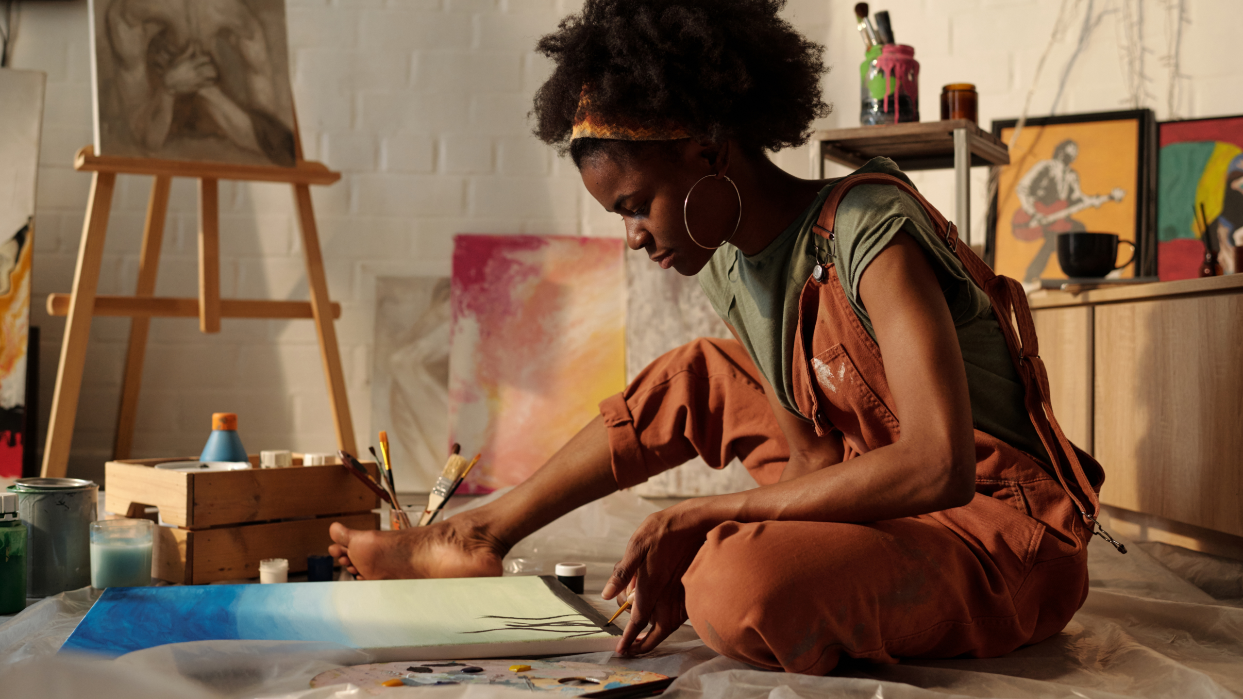 Woman Painting